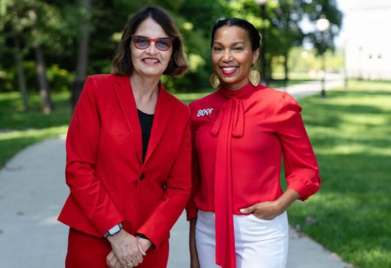 Image of Dr. Maurya Glade and Dr. Katharine Dill.